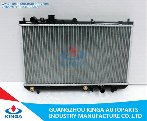 China AT Plastic Tank Mazda Radiator Siliver Color Core Size PA 325*668*16 / 26mm for FAMILIA/323'98-03 supplier