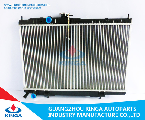 China Nissan Sunny’07 MT 16mm Thickness Aluminum Car Radiator / custom auto radiator supplier