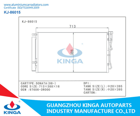 China HYUNDAI Condenser for SONATA(10-) with OEM 97606-3R000 AC Condenser Auto supplier