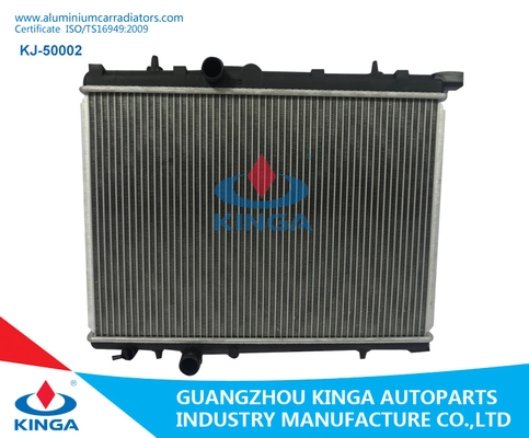 China 16 /22/26 Mm Core Thickness Aluminium Car Radiators For Peugeot 206 Mt supplier