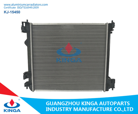 China 2015 NISSAN QASHQAI J11 Aluminium Car Radiators / Silver Color Plastic Radiator Replacement supplier