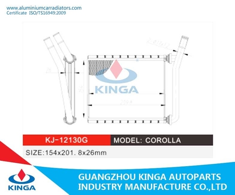 China Toyota Corolla Air Cooled Radiator Cast Iron Radiator 154*201.8*26mm supplier