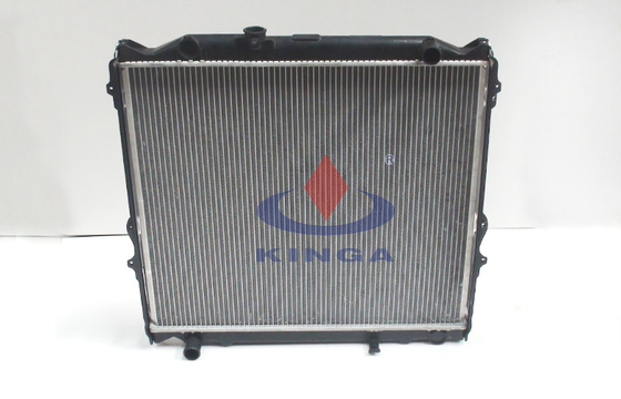 China Custom Auto aluminum Toyota Radiator / 1997 , 1998 VZJ95 prado radiator supplier