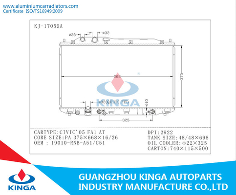 Honda CIVIC 05 FA1 Towel Radiators Contemporary Radiators CIVIC05 FA1 AT supplier