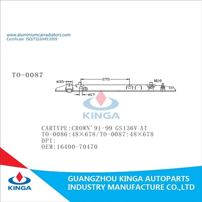 Water Plastic Radiator Tank Replacement TOYOTA CROWN 91-99 GS136V AT supplier