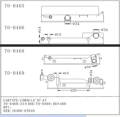 Toyota Corollazre 152 ' 06-07 Radiator Plastic Tank Repair Left AT supplier