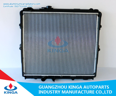 Aluminum Toyota Radiator Hilux KZN165R 1999 / LN167 / 5l MT Custom Auto Radiator supplier