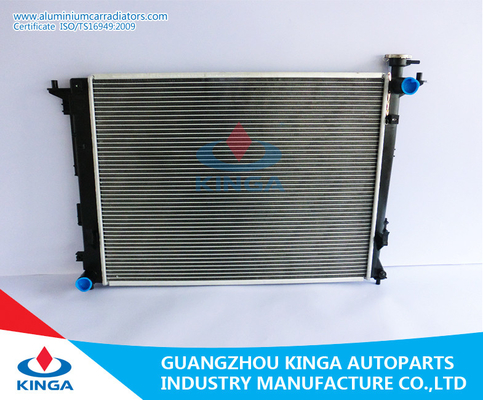 46.5 / 46.5*490mm Aluminium Hyundai Radiators Plastic For IX35'10-MT supplier