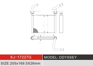 Heater Honda Aluminum Radiator  Air Condition  Auto Spare Part supplier