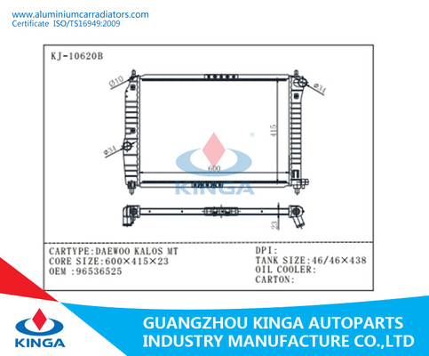 DAEWOO KALOS MT Aluminum Racing Radiator High Performance Radiator supplier