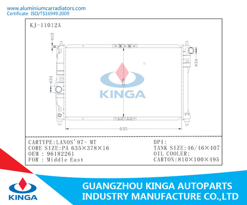 High performance Aluminium Car Radiators , Custom aluminum racing radiator supplier