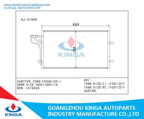 OEM 1516838  	Auto AC Condenser / Auto Condensaer Parts for FORD FOCUS 04- supplier