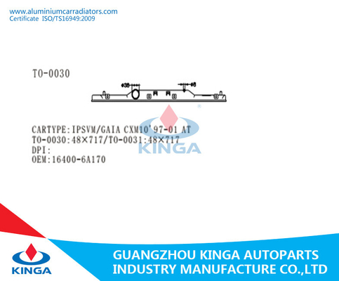 PA 66 Radiator Plastic Tank for IPSVM GAIA CXM10'97-01 Radiator Tank Replacement supplier