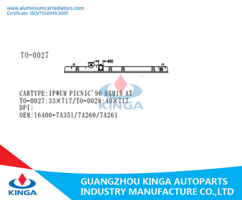 IPWUM PICNIC'96- SXM15 AT Radiator Plastic Tank OEM 16400-7A351/7A260/7A261 supplier