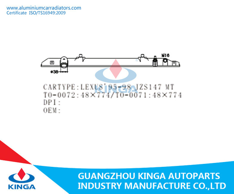 LEXUS' 85-98 JZS147 MT Strong Radiator Plastic Tank Repair  OEM 16400-46170 supplier