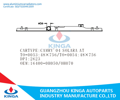 Toyota Car Coolant Radiator Plastic Tanks For CAMRY 2004 SOLARA Automotic Transmission supplier