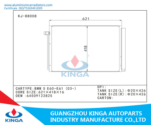 Car Air Conditioning Condenser For BMW 5 E60-E61(03-) OEM 64509122825 supplier