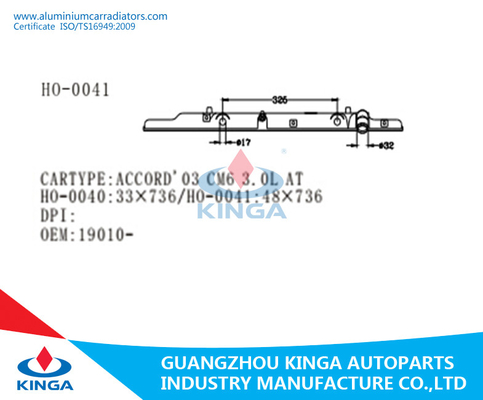 Repair Radiator Water tank / Radiator Plastic Tank PA66 for ACCORD 03 CM6 3.0L AT supplier