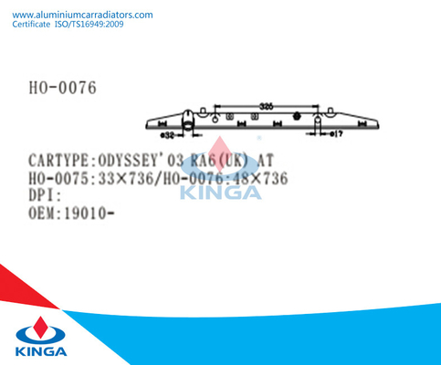 Plastic Water Tank Fit For Honda 2003 Odyssey Ra6 (Uk) With Iso9001/ Ts16949 Approved supplier