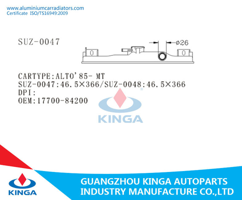 Replacement SUZUKI Radiator Plastic Tank for ALTO'85-MT plastic radiator tank repair supplier