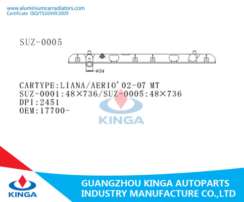 Aftermarket Suzuki Liana/Aerio'02-07 AT Raplacement Radiator Inlet Tank PA66 Material supplier