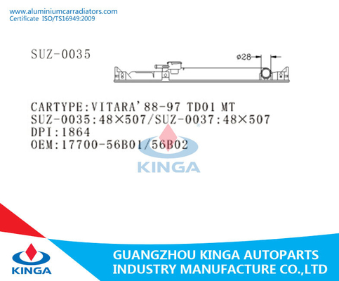 Suzuki Vitara'88-97 TD01 Radiator Plastic Tank Coolant Recovery Tank 17700-56B10/56B12 supplier