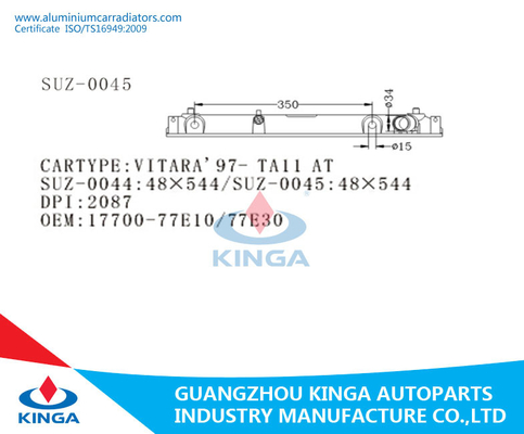 VITARA'97- TA11 AT Radiator Plastic Tank 17700-77E10/77E30 BOTTOM Tank supplier