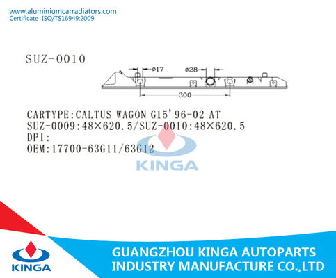 Bottom Plastic Radiator Tank Fit For 2002 GAKTUS WAGON G15 Radiator AT OEM 17700-63G11/63G12 supplier