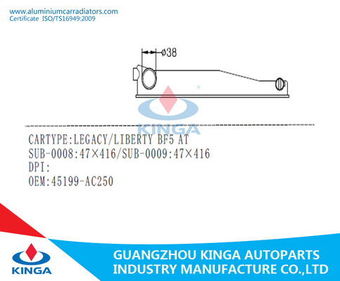 LEGACY/LIBERTY BF5 AT Radiator Plastic Tank OEM 45199-AC250 radiator side tank supplier