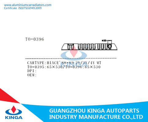 Radiator End Tank / Radiator Plastic Tank Of Toyota Hiace'88-89 2Y/3Y/4Y Mt Radiator supplier