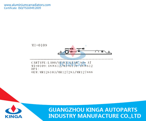 L400/SPACE GEAR' 94- AT Radiator Plastic Tank OEM MR126103 / MR127283 / MR12788 supplier
