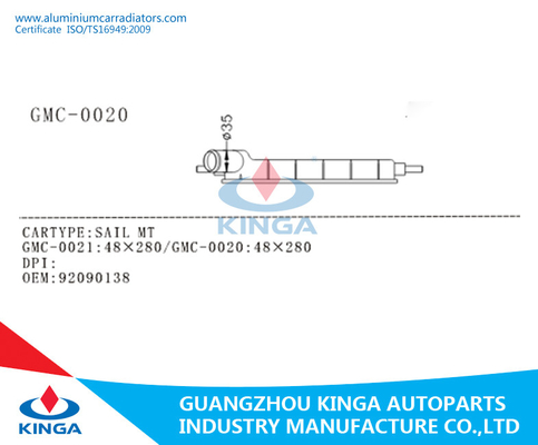 OEM 92090139  Plastic Right Tank Replacement GMC Radiator For SAIL AT supplier