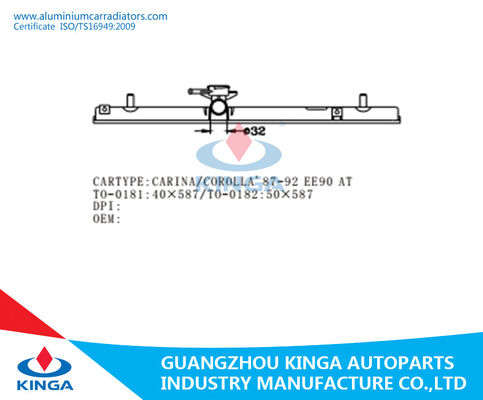 AVENSIS 2005 AT Radiator Plastic Tank PA66 Material Position Bottom supplier