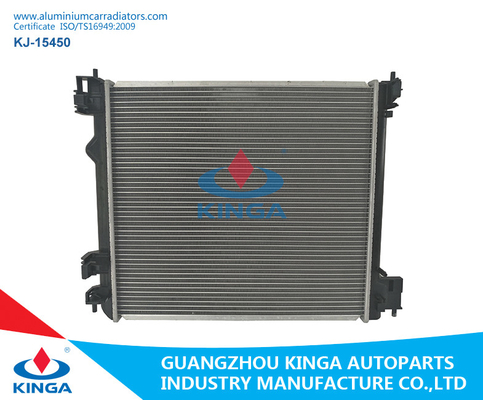 2015 NISSAN QASHQAI J11 Aluminium Car Radiators / Silver Color Plastic Radiator Replacement supplier