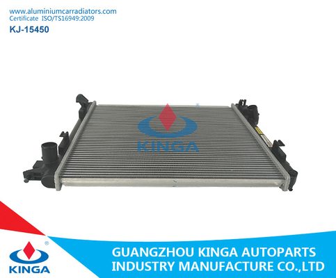 2015 NISSAN QASHQAI J11 Aluminium Car Radiators / Silver Color Plastic Radiator Replacement supplier