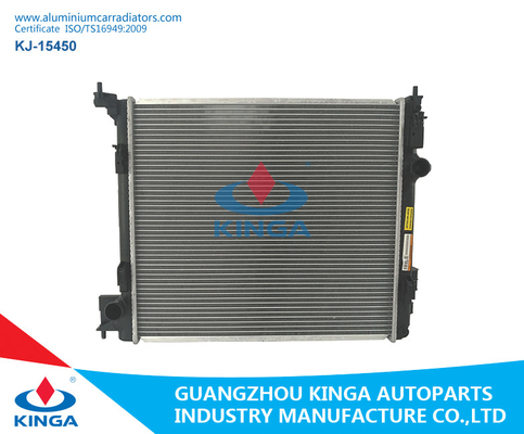 2015 NISSAN QASHQAI J11 Aluminium Car Radiators / Silver Color Plastic Radiator Replacement supplier